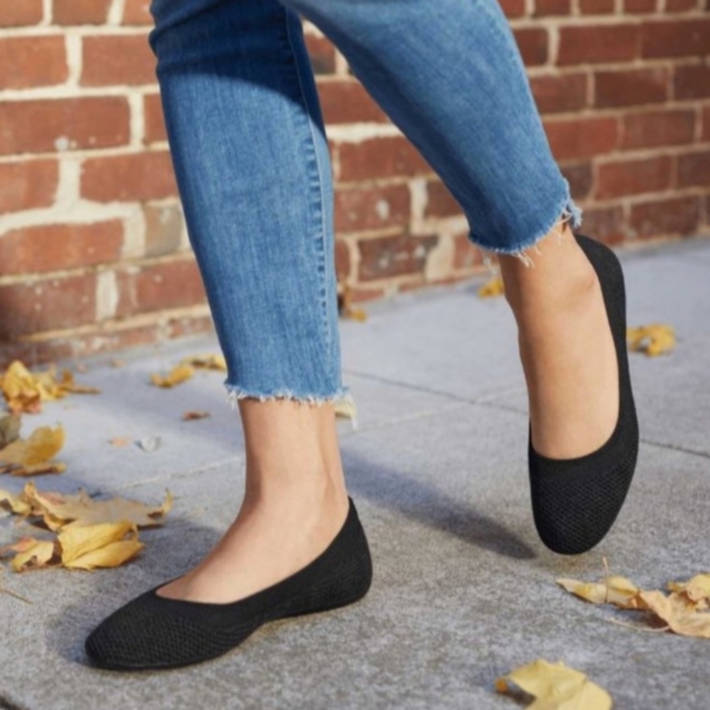 Allbirds Women's Tree Breezers Flats Shoes Gray Size 7W
